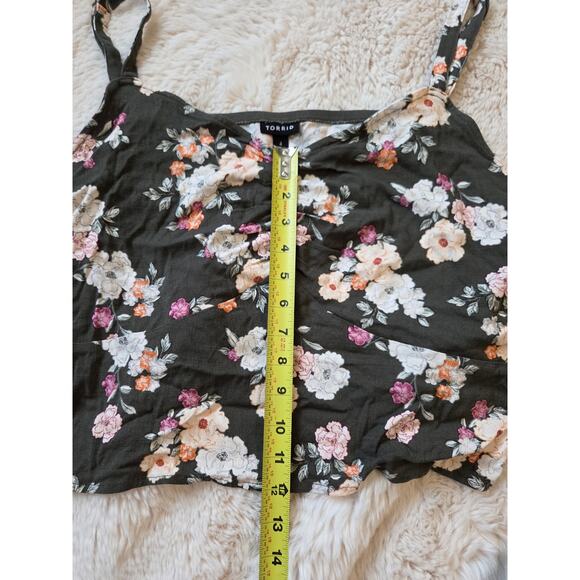 TORRID Tea Length Floral Cami Two Piece Set NWT Size 4 - Picture 9 of 10